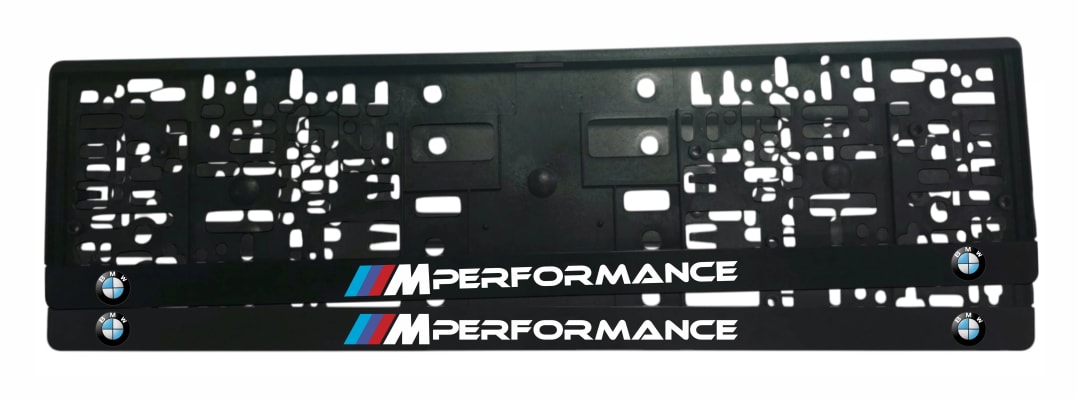 Рамка за регистрационен номер BMW M Performance с UV печат